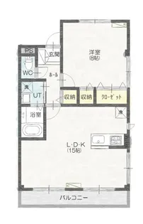 グリーンパークAya【3階】の間取り