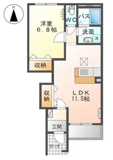 マーベルキューブⅡ【102号室】の間取り