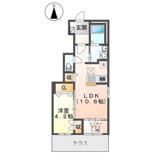 ドルチェ【1階】の間取り