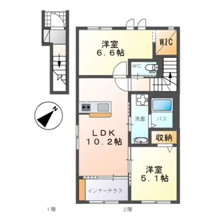 ハリー・ソルテ【2階】の間取り