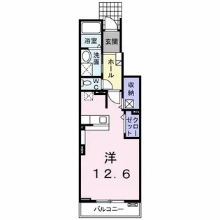 カーサ プラシードⅡ【1階】の間取り