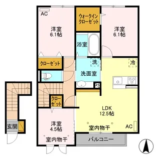 Charlie Brown【2階】の間取り