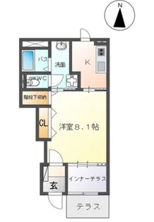 ポラリス【1階】の間取り