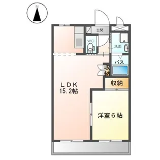 ベル・グラース T【1階】の間取り