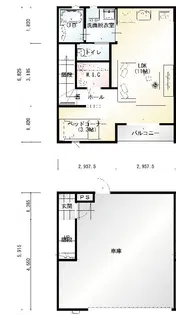 An.Macchina Base【002号室】の間取り