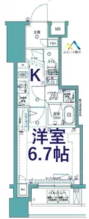 RELUXIA TERRACE横濱吉野町【4階】の間取り