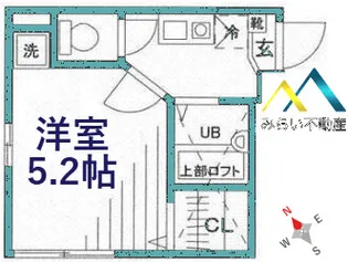リーヴェルポート横浜山手Ⅱ【2階】の間取り