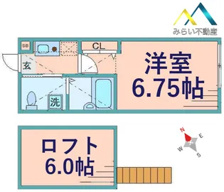 グリーンハイツ【2階】の間取り