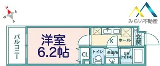 プレール・ドゥーク横浜杉田【2階】の間取り