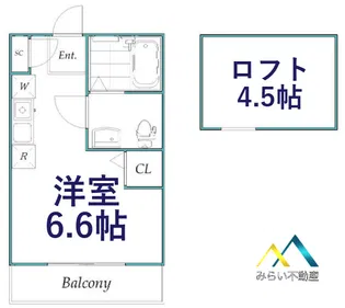 クレールブランシェ西寺尾【2階】の間取り