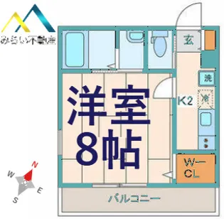 Village磯子Ⅰ【2階】の間取り