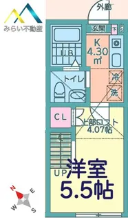 HM Base鶴ヶ峰【2階】の間取り