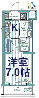 MAXIV CROS横浜大口通【1階】の間取り