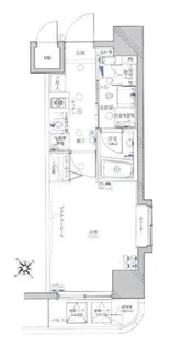 グリフィン横浜・西口壱番館【7階】の間取り