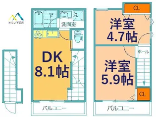 Dream横濱蒔田Ⅴの間取り