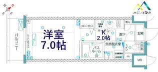 ZOOM横濱EAST【7階】の間取り
