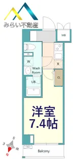 ジェノヴィア阪東橋スカイガーデン【3階】の間取り