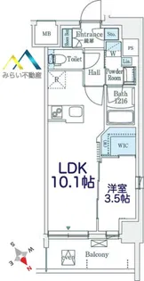 エル・セレーノ横浜【2階】の間取り