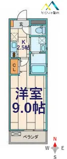 Three Forest (スリーフォレスト)【2階】の間取り