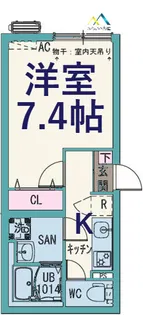 イクシオ南太田【3階】の間取り