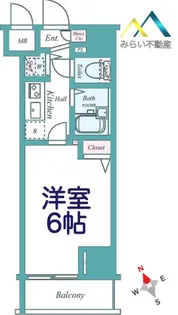 フェニックス新横濱イクシール【7階】の間取り