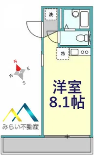 ベイルーム横浜鶴見Ⅱ【2階】の間取り