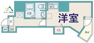 コートタワー新横浜【6階】の間取り