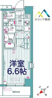 ガーラ プレシャス横浜西谷【4階】の間取り