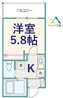 MELLAS黄金町【1階】の間取り