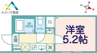 ラフィーネ西谷【2階】の間取り