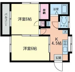 ハイツグロリア【103号室】の間取り