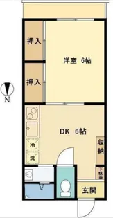 Jアビタシオン【101号室】の間取り