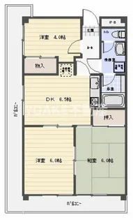 サンフィルトン【3階】の間取り