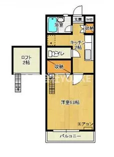 ハイツプルミエ【203号室】の間取り