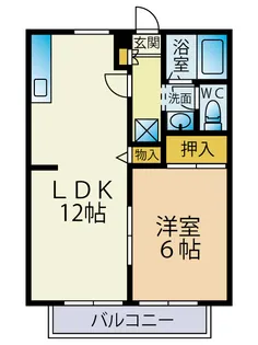 ハイツM5【1階】の間取り