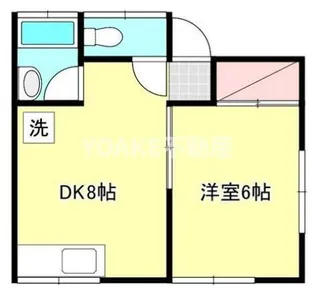 アパルトマン田園【1階】の間取り