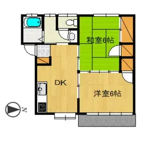 MOハイツ【2階】の間取り