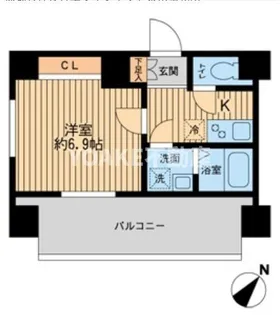 Primal Machida【1302号室】の間取り