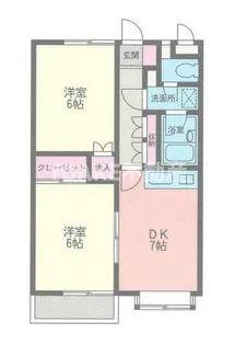 アーバン柿島【203号室】の間取り