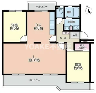 東建ニューハイツ海老名15号棟【4階】の間取り