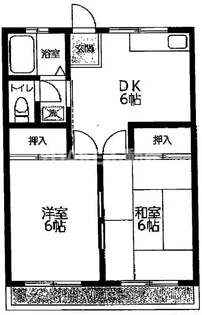 サンハイム桜ヶ丘【2階】の間取り