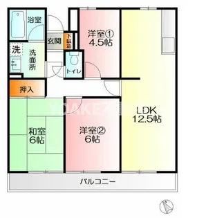 メゾン・カネト【8階】の間取り