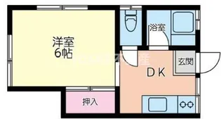 グリーンハイツ【105号室】の間取り