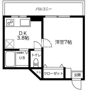 グリーンシティビル【402号室】の間取り