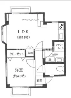 Kハイム【301号室】の間取り