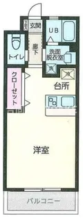 ヴィラアンジュ【205号室】の間取り
