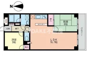 カーサソプラ【304号室】の間取り