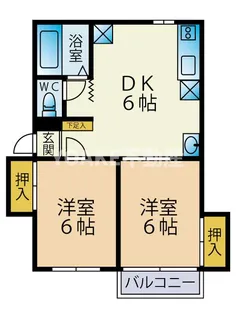 ハイツエム【102号室】の間取り