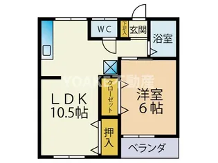 モクダイハイツ【201号室】の間取り
