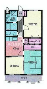 ウイング・プラザ壱番館【3階】の間取り